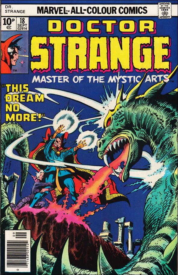 Doctor Strange (1974) issue 18-B UK Price Cover