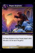World of Warcraft: March of the Legion (Base Set) card 130 Paper Airplane