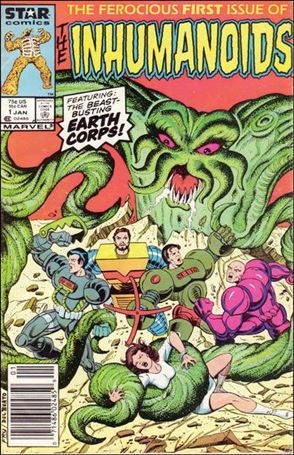 Inhumanoids issue 1-B Newsstand Cover
