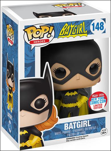 POP! Heroes figure 148 Batgirl (Black Suit) NYCC 2016