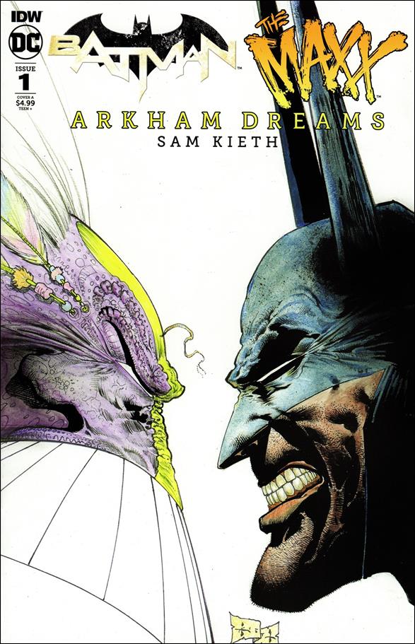 Batman/The Maxx: Arkham Dreams issue 1 Sam Kieth Face to Face Cover
