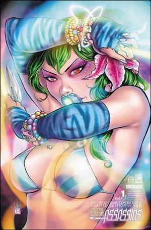 Executive Assistant: Assassins issue 1-D Peter Steigerwald San Diego Comic-Con Cover 1/500