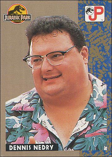Jurassic Park (Base Set) card 18 Nedry