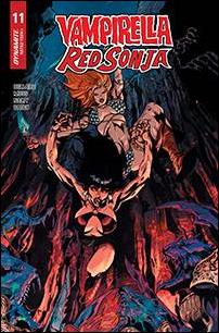Vampirella / Red Sonja issue 11-F Roberto Castro Cover