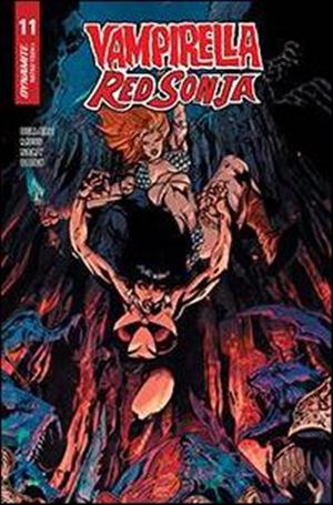 Vampirella / Red Sonja issue 11-F Roberto Castro Cover