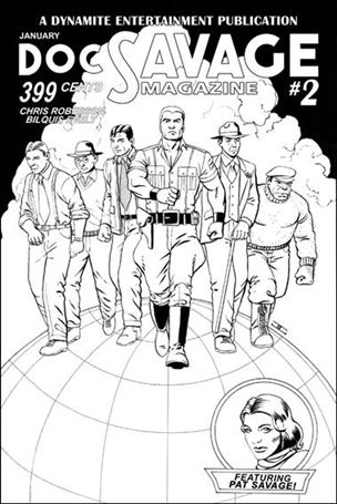Doc Savage (2013) issue 2-C John Cassaday 1:25 Linewide Cover