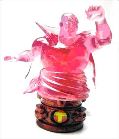 Justice League Bust Paperweights item 14-B Red Tornado (2006 SDCC Clear) 1/96