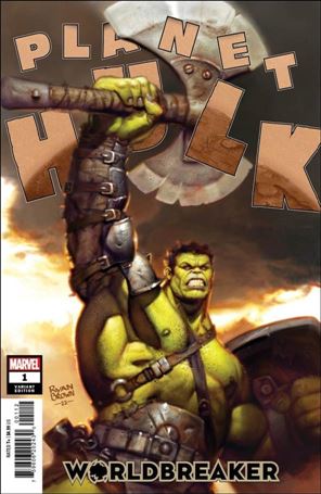 Planet Hulk: Worldbreaker issue 1-G Ryan Brown 1:50 Cover
