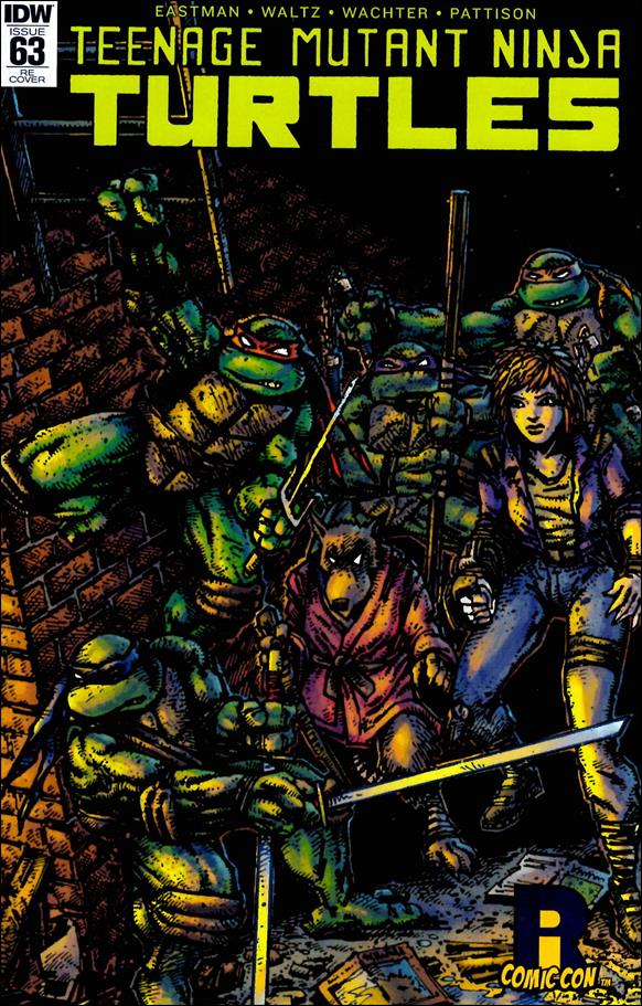 Teenage Mutant Ninja Turtles (2011) issue 63-D Kevin Eastman Rhode Island Comic Con Cover