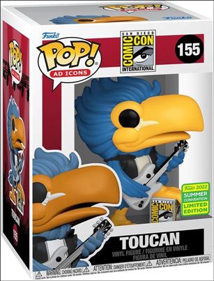 POP! Ad Icons figure 155-B Toucan (Rocker) 2022 Summer Convention Exclusive