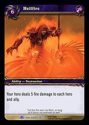 World of Warcraft: Through the Dark Portal (Base Set) card 108 Hellfire
