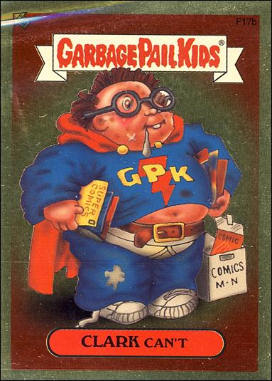 Garbage Pail Kids All-New Series 2 (Foil Sticker Subset)  card F17b Clark Can't
