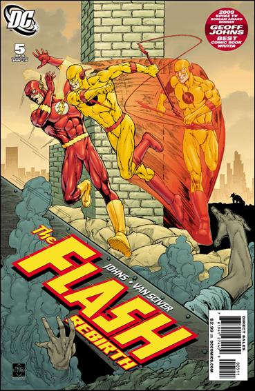 Flash: Rebirth (2009) issue 5 Flash and Reverse Flash Cover