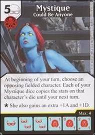 Marvel Dice Masters Avengers vs. X-Men  card 114 Mystique: Could Be Anyone