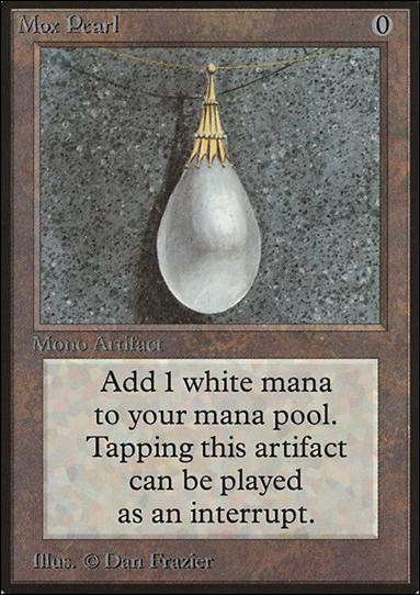 Magic the Gathering: Limited Edition Beta (Base Set) card 265 Mox Pearl