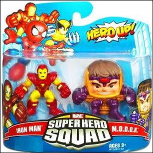 Marvel Super Hero Squad figure 69 Iron Man and M.O.D.O.K.