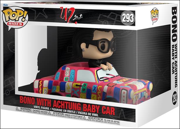 POP! Rides figure 293 Bono with Achtung Baby Car