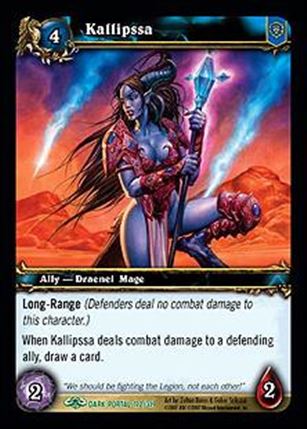 World of Warcraft: Through the Dark Portal (Base Set) card 172 Kallipssa
