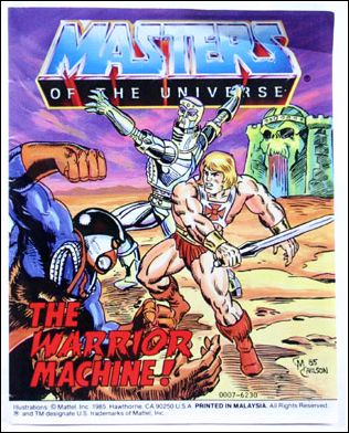 Masters of the Universe (1983) issue 5.07-B Mini Comic - "Printed in Malaysia" Cover 