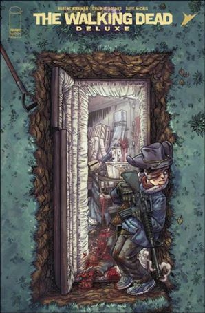 Walking Dead Deluxe issue 104-C Nate Bellegarde Connecting Cardstock Cover