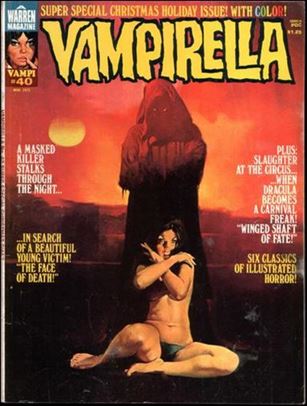 Vampirella issue 40 Enrich Torres cover painting.