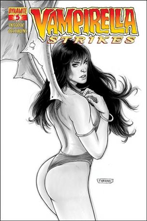 Vampirella Strikes (2013) issue 5-D Fabiano Neves 1:20 Black & White Cover