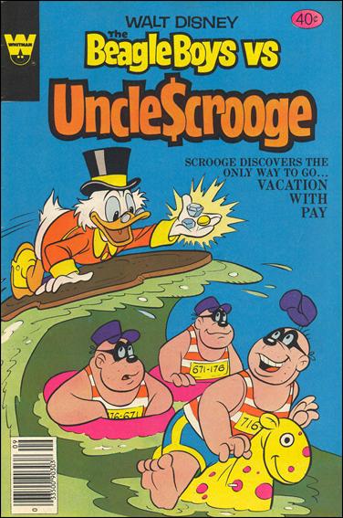Walt Disney The Beagle Boys Versus Uncle Scrooge issue 7-B Whitman Cover