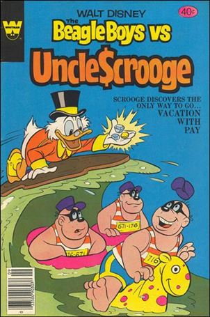 Walt Disney The Beagle Boys Versus Uncle Scrooge issue 7-B Whitman Cover