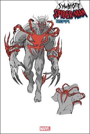 Symbiote Spider-Man 2099 issue 1-E Rogê Antônio 1:10 Design Cover