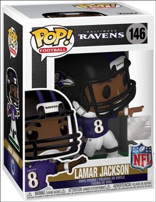 Pop! Football (NFL) figure 146 Lamar Jackson