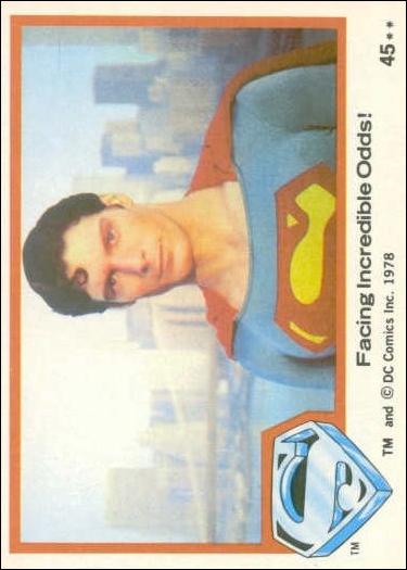 Superman (Movie) Series 1 (Base Set) card 45 Facing Incredible Odds!