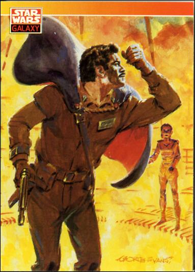 Star Wars Galaxy: Series 1 (Base Set) card 92 George Evans