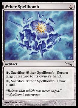 Magic the Gathering: Mirrodin (Base Set) card 141 Æther Spellbomb