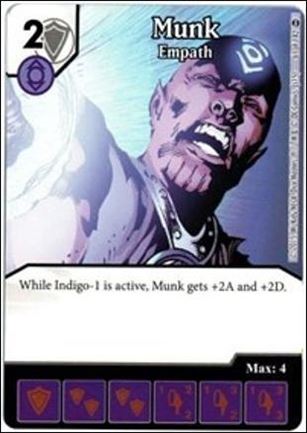 DC Comics Dice Masters War of Light card 61 Munk: Empath