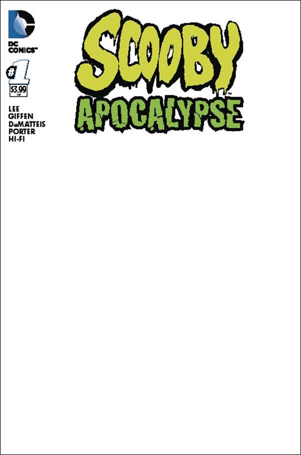 Scooby Apocalypse issue 1-H Blank/Sketch Cover