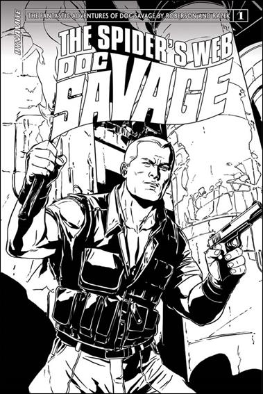 Doc Savage: The Spider's Web issue 1-E Marc Laming 1:20 Black & White Cover