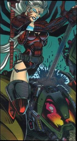 WildC.A.T.s '94 (Base Set) card 79 Zealot vs. H.A.R.M.