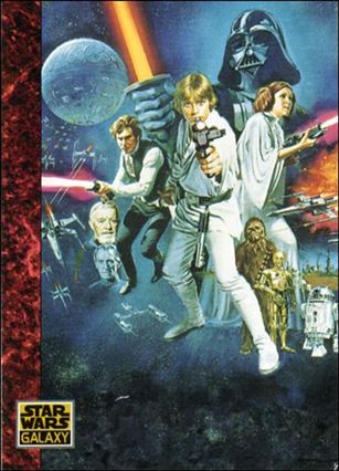 Star Wars Galaxy: Series 1 (Base Set) card 54 Foreign Movie Posters