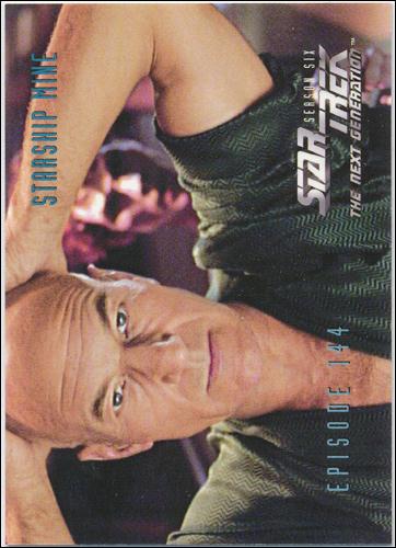 Star Trek: The Next Generation - The Episode Collection Season Six (Base Set) card 591 Starship Mine, Episode 144C