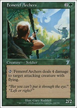Magic the Gathering: 7th Edition (Base Set) card 244 Femeref Archers