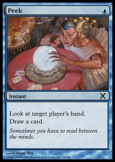Magic the Gathering: 10th Edition (Base Set) card 94 Peek