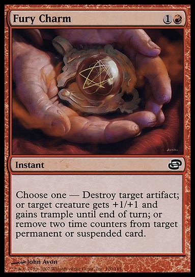 Magic the Gathering: Planar Chaos (Base Set) card 100 Fury Charm