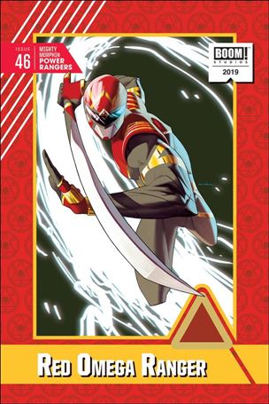 Mighty Morphin Power Rangers issue 46-D Kris Anka 1:20 Trading Card Cover