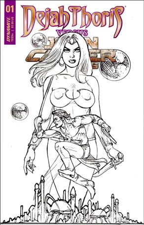Dejah Thoris Versus John Carter issue 1-J Joseph Michael Linsner 1:20 Line Art Cover