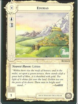 Middle-Earth: The Wizards (Base Set) card 130 Edoras
