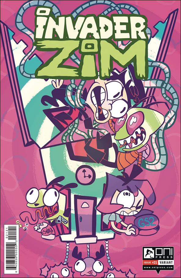 Invader Zim issue 21-B Caitlin Rose Boyle Cover