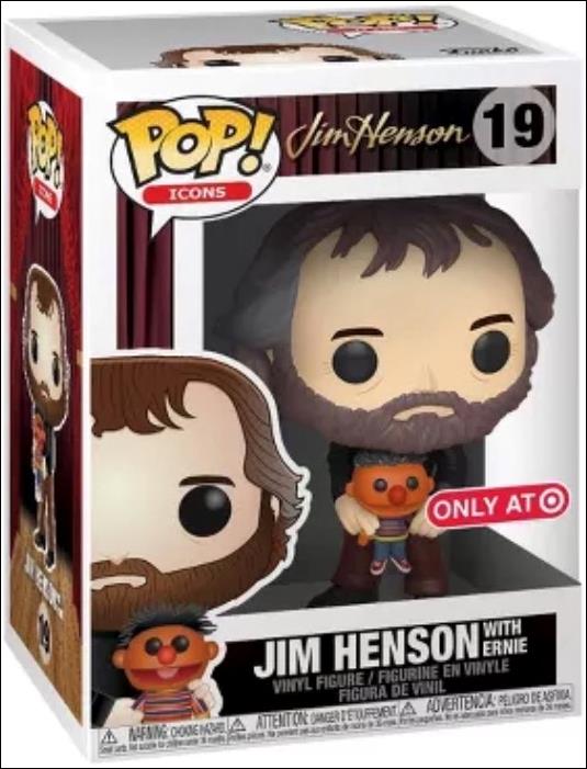 POP! Icons figure 19-B Jim Henson With Ernie Target Exclusive