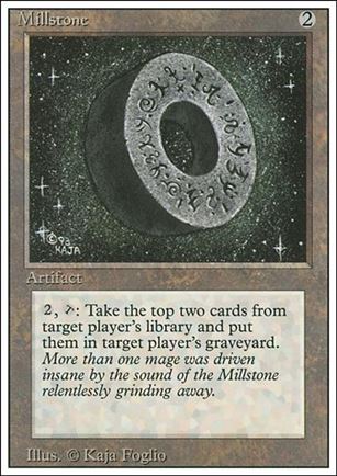 Magic the Gathering: Revised (Base Set) card 266 Millstone