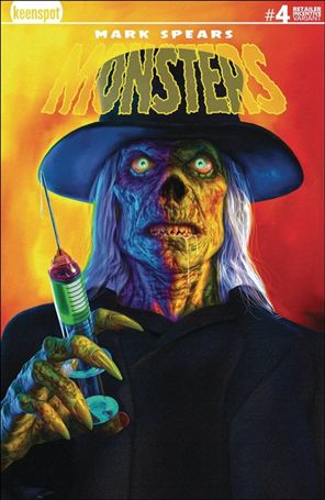 Mark Spears Monsters issue 4-H Mark Spears 1:25 Cover