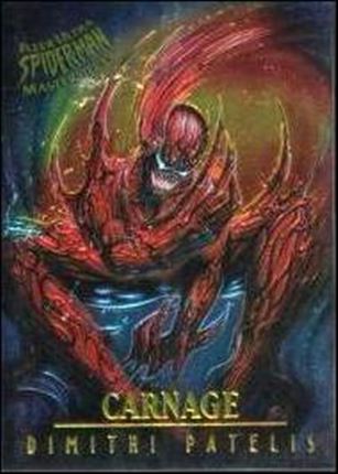 Fleer Ultra Spider-Man (Masterpieces Subset) card 3 Carnage (Dimitri Patelis)